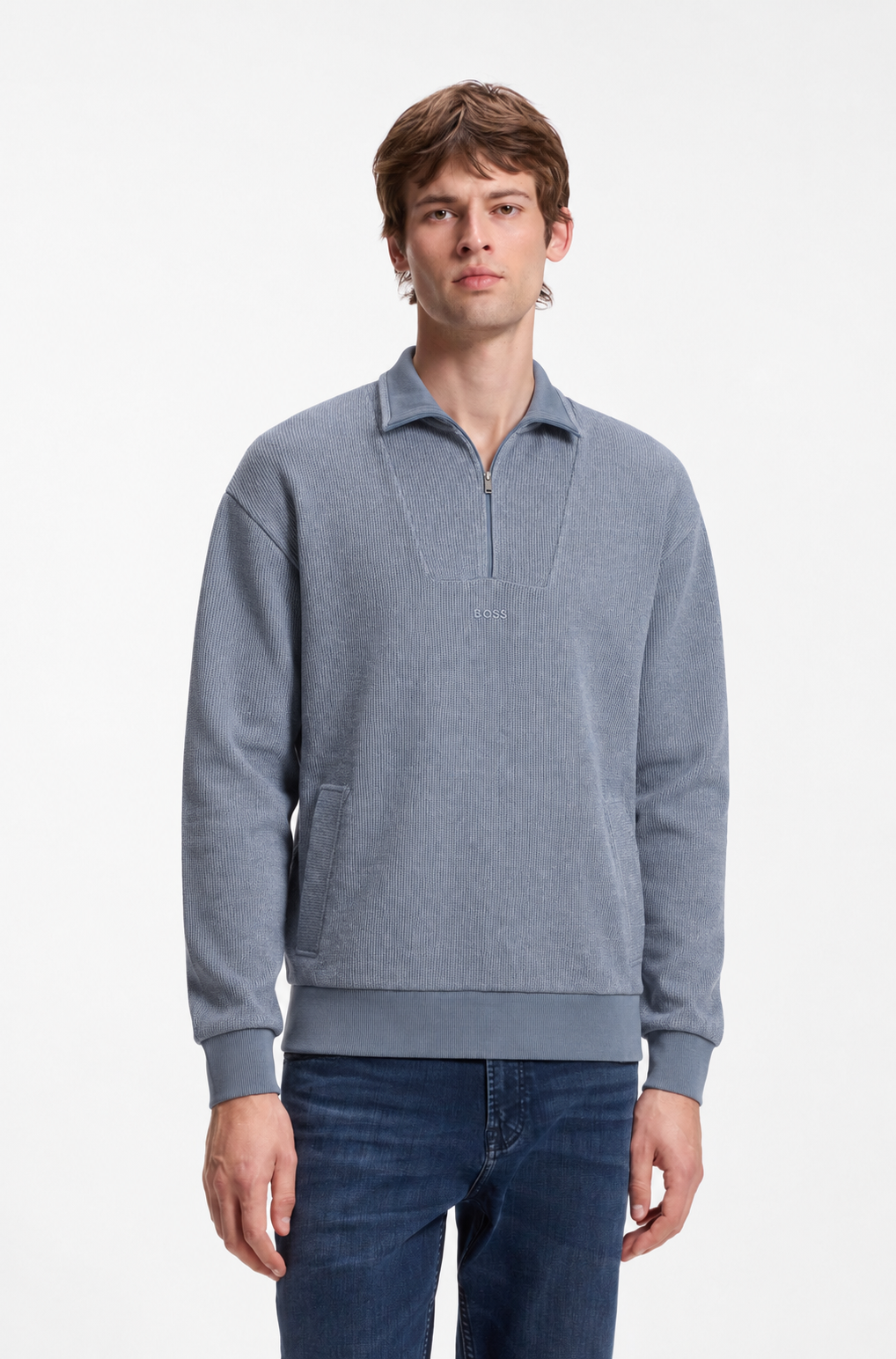 Chandail en tricot Ze Frost – HUGO BOSS - 50571254-424 - Hugo Boss