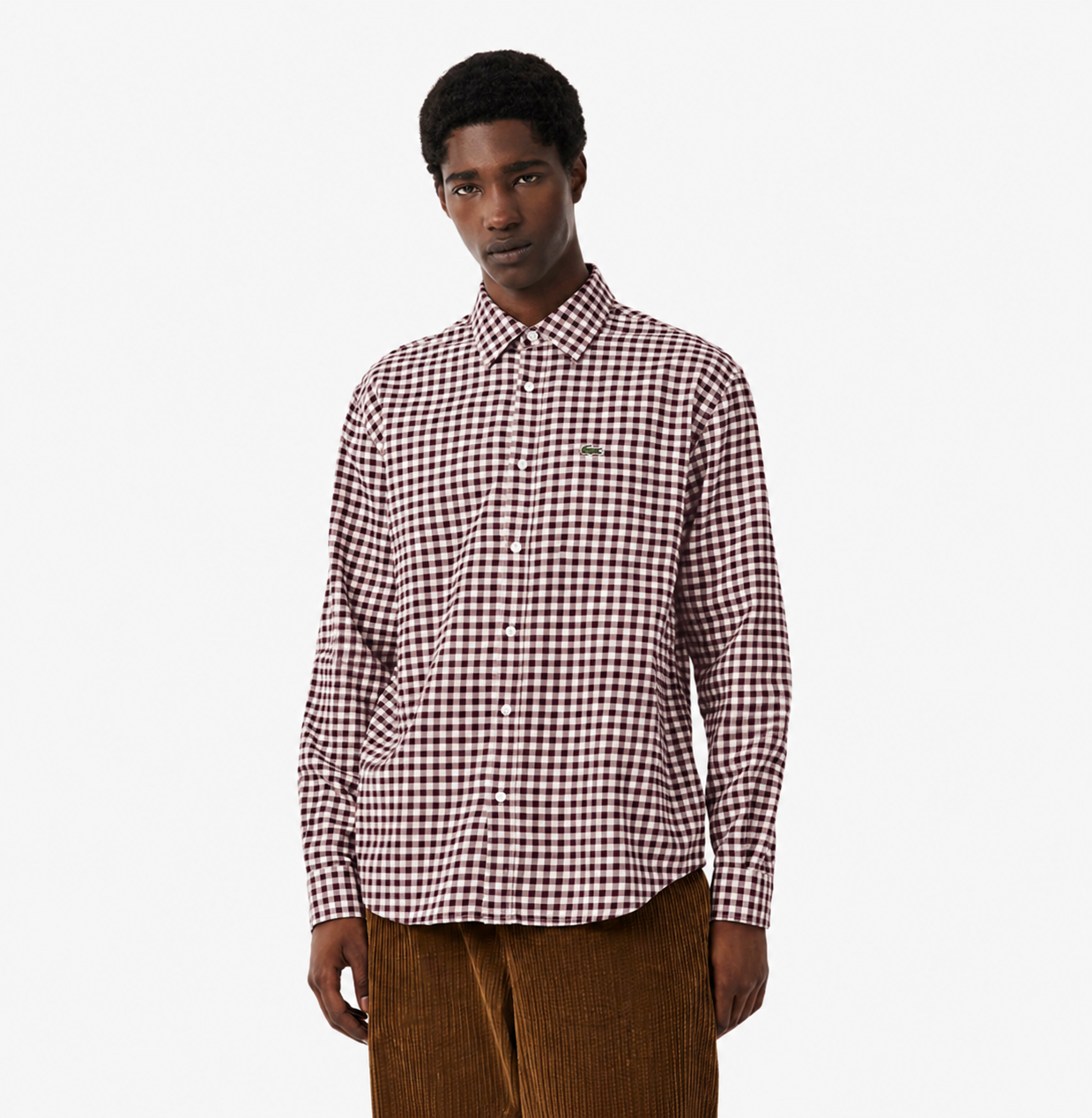 Chemise flanelle regular fit - LACOSTE - CH8728-DCM - LACOSTE