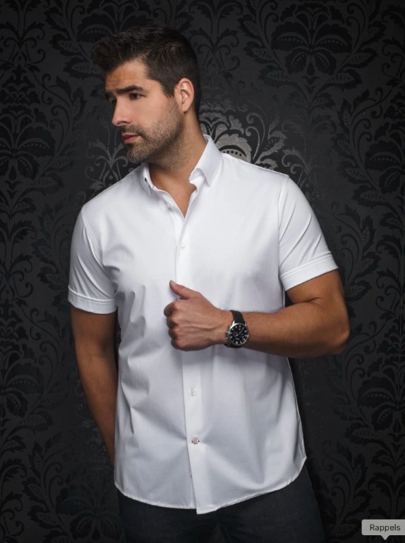 Chemise Alex SLD Manches Courtes - AU NOIR - SLD-SS - AU NOIR