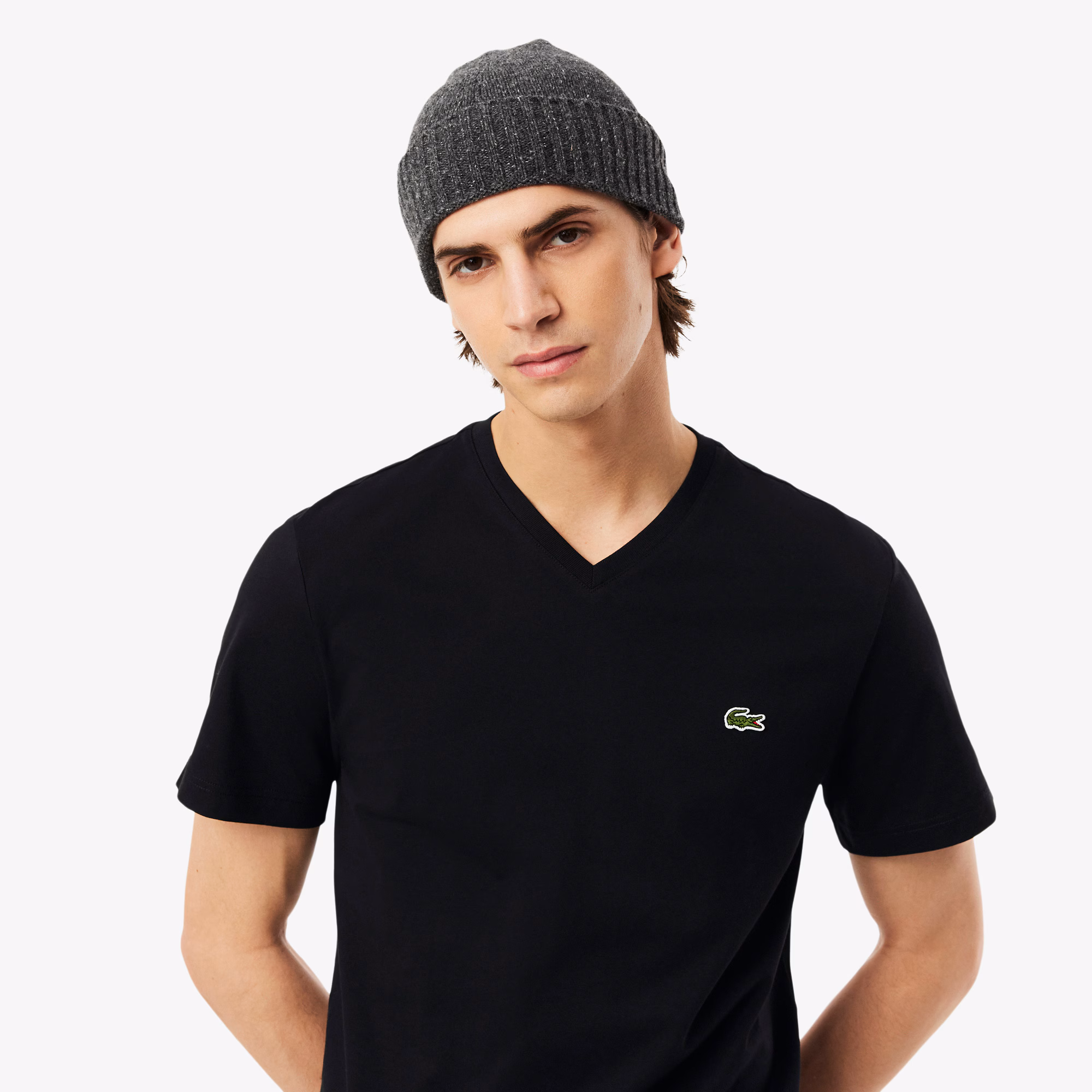 T-shirt col V classique – LACOSTE