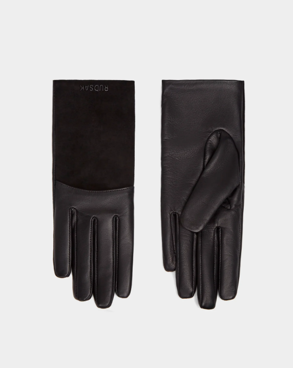 Gants en cuir véritable et suède Helena – RUDSAK - 8424529 - Rudsak
