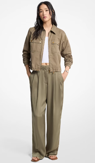 Pantalon large satiné – MICHAEL KORS - MT530VRAYJ - Michael Kors
