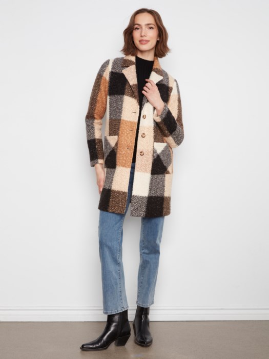 Manteau en tricot - CHARLIE B 