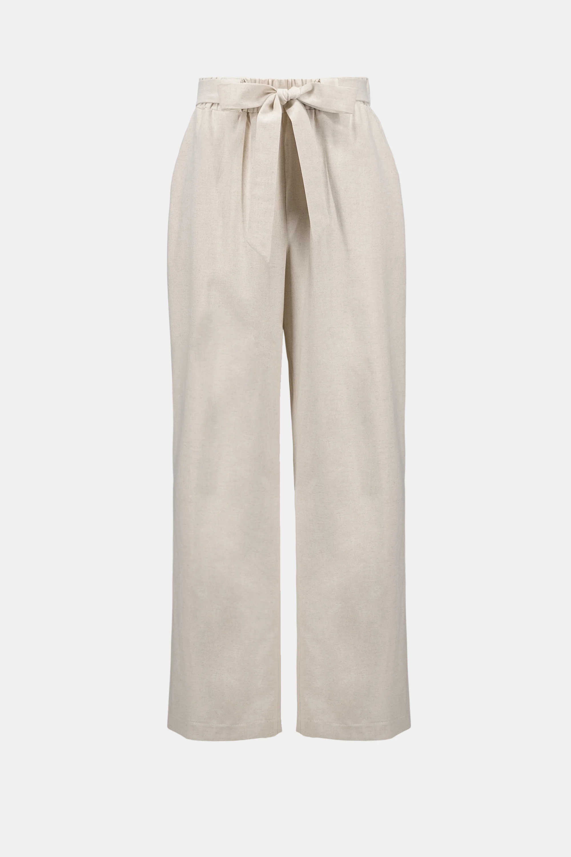 Ensemble haut sans manches et pantalon à enfiler en lin tissé – JOSEPH RIBKOFF