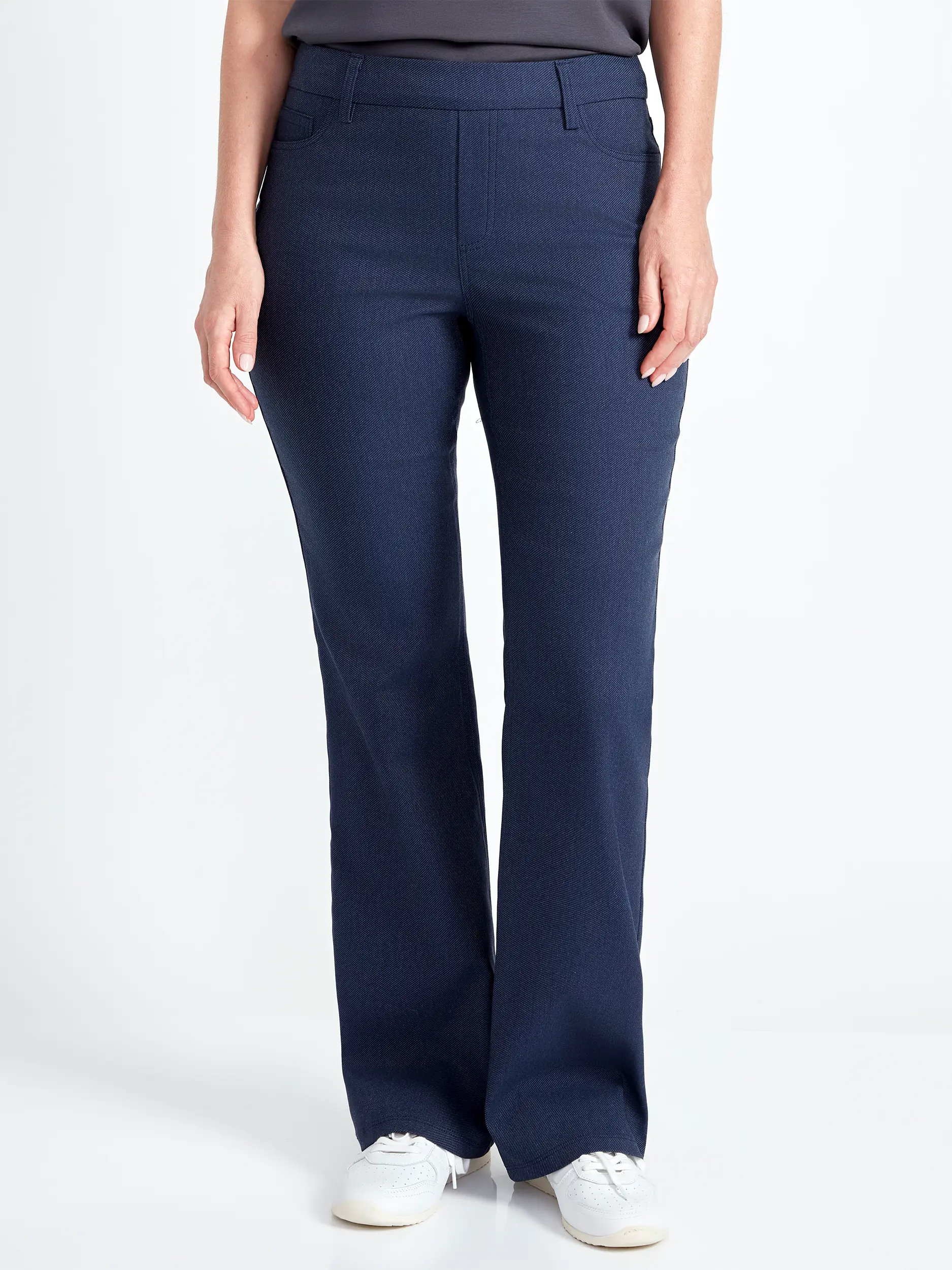 Pantalon bootcut effet denim – UP - 69065 - UP