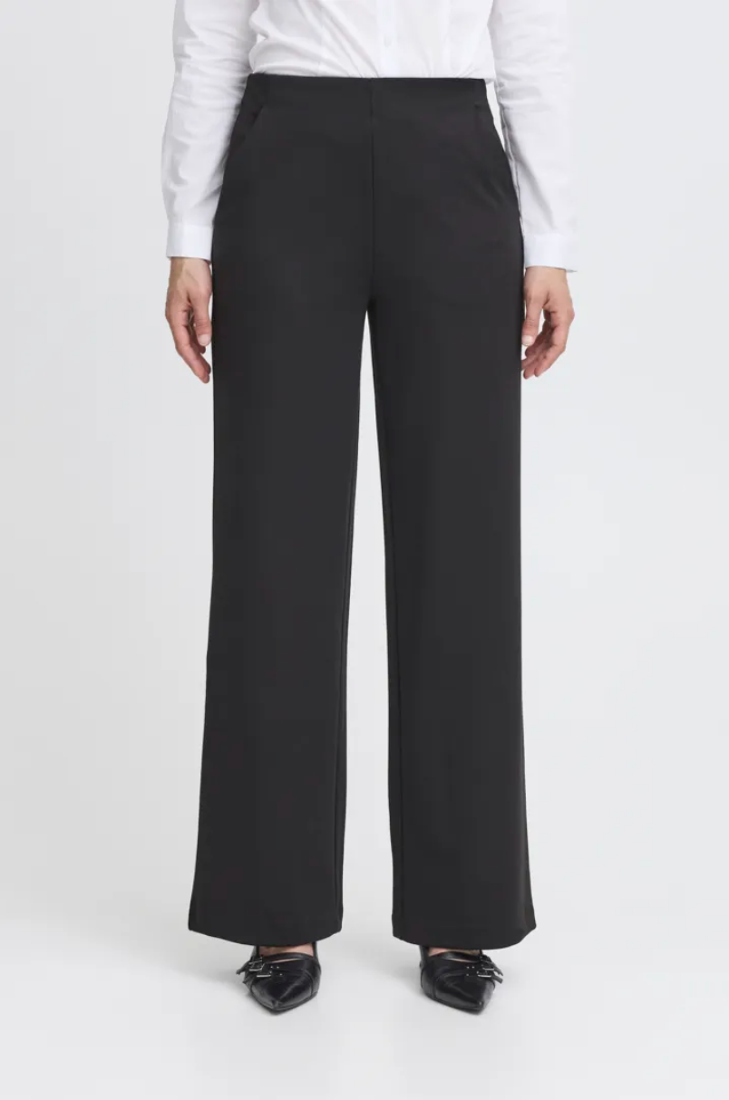 Pantalon large Kate - ICHI - 20123476 - ICHI