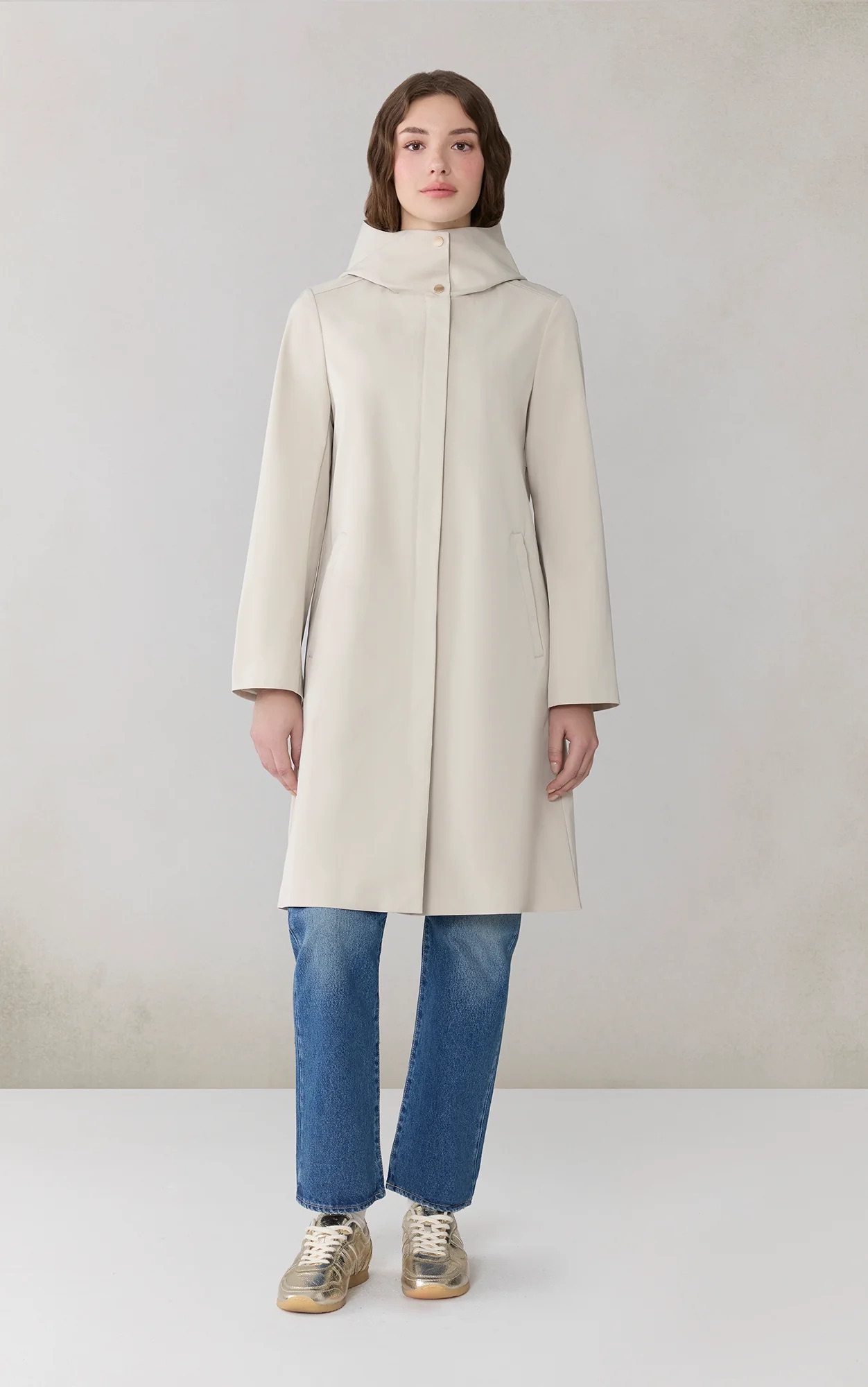 Paletot PALMA en sergé imperméable - SOIA KYO - PALMA - SOIA & KYO