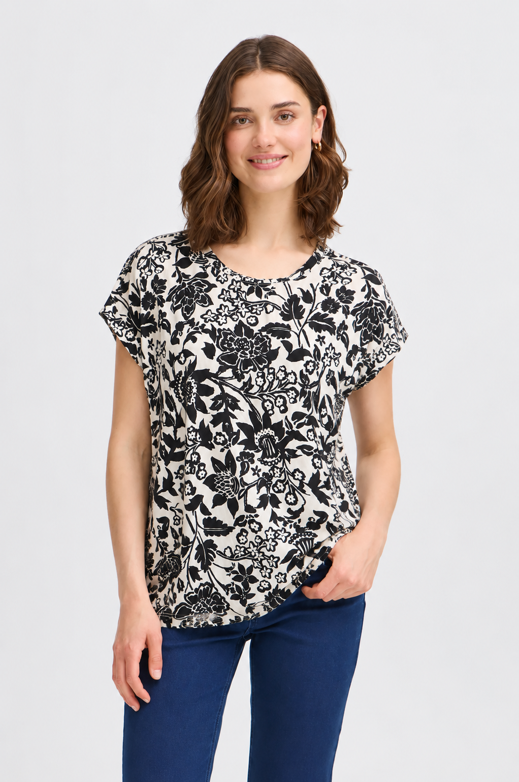 T-shirt Seen - FRANSA - 20610634 - FRANSA