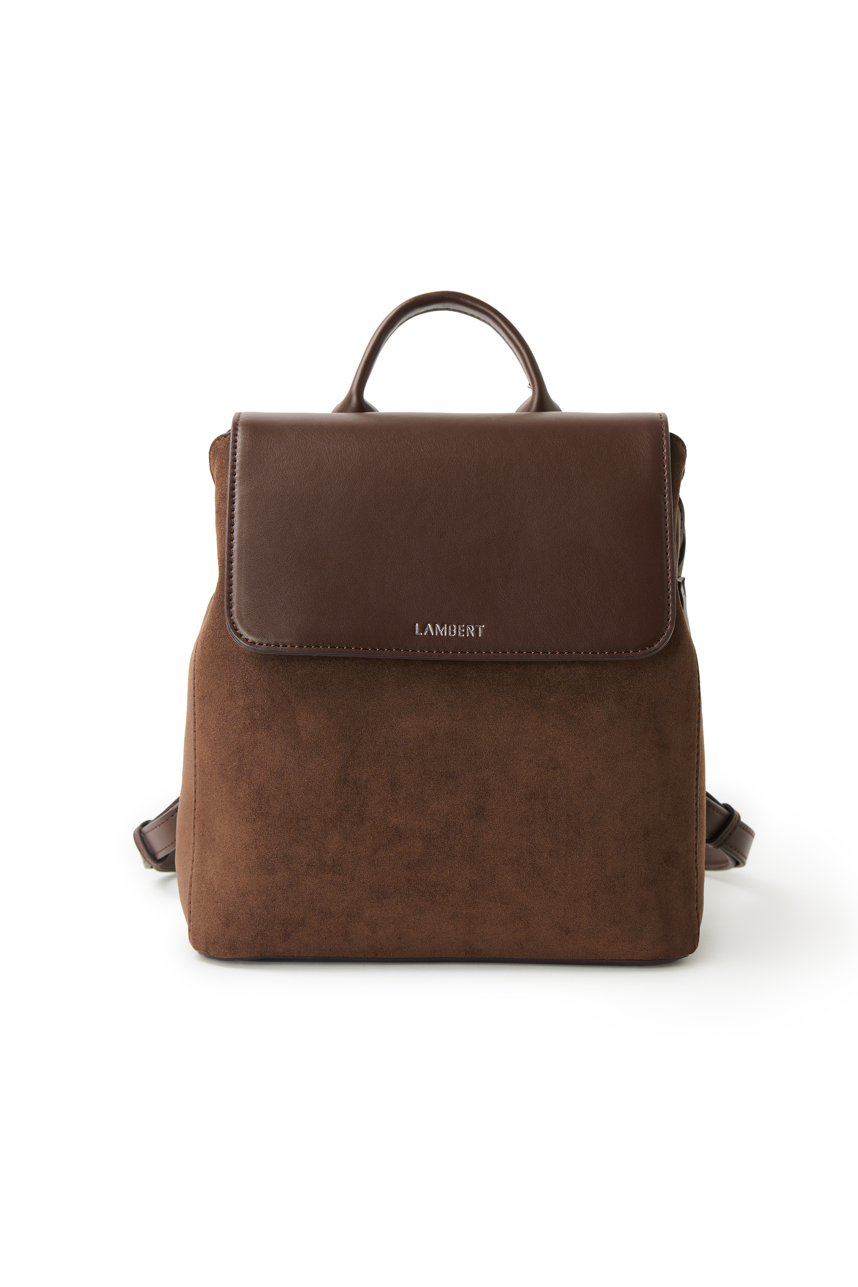 Sac à dos Cynthia en cuir vegan - LAMBERT - CYNTHIA-CHOCO-MIXR - LAMBERT