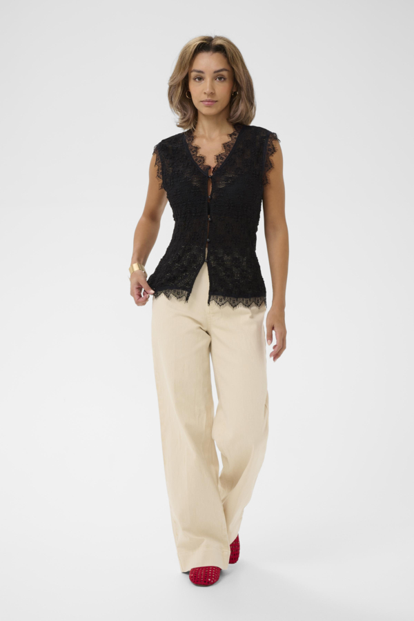 Blouse élégante Makki – CREAM