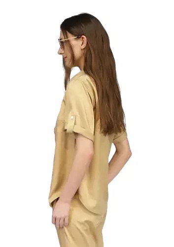 Chemisier en satin à manches courtes - MICHAEL KORS 