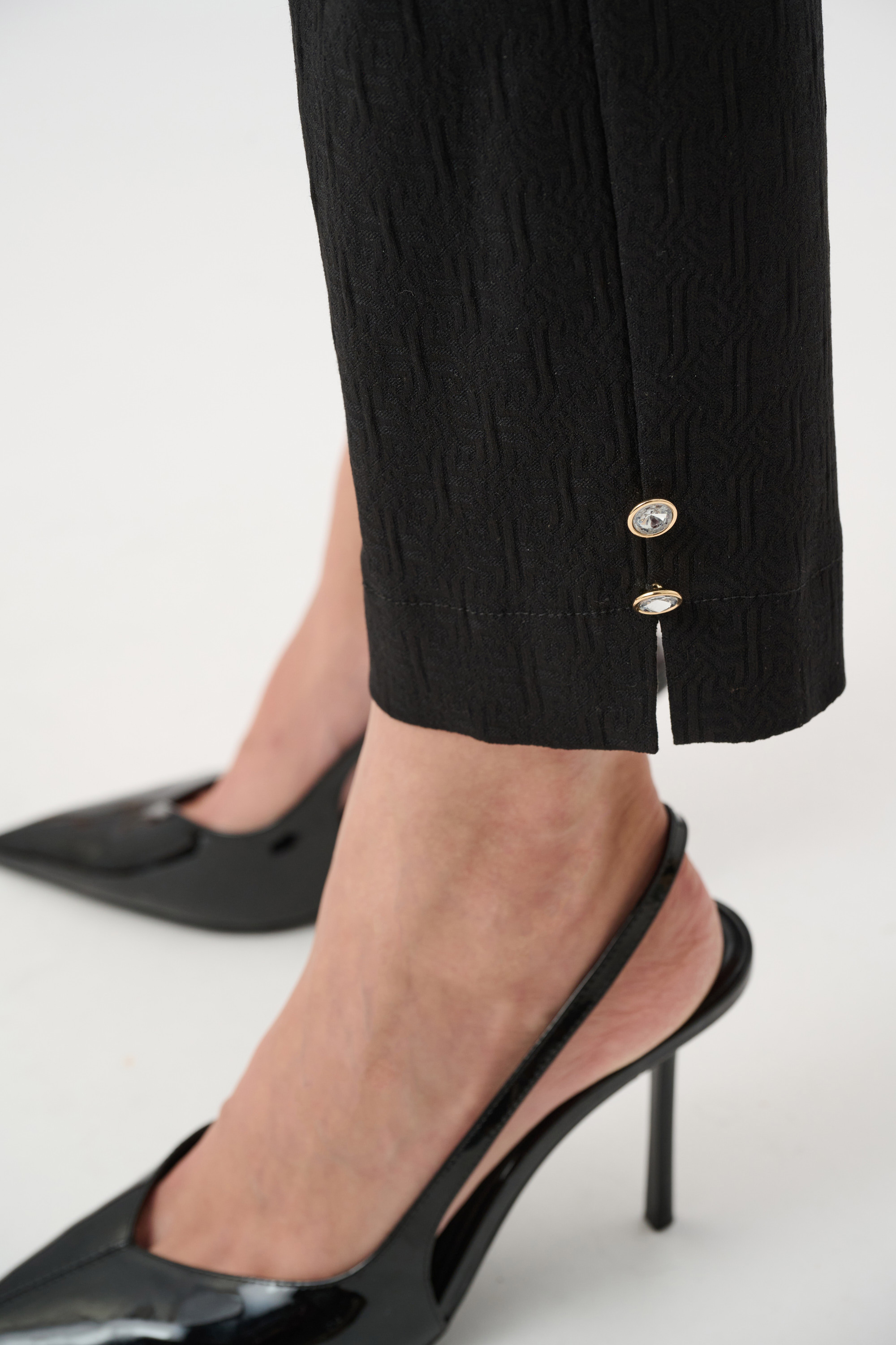 Pantalon ajusté en jacquard – JOSEPH RIBKOFF