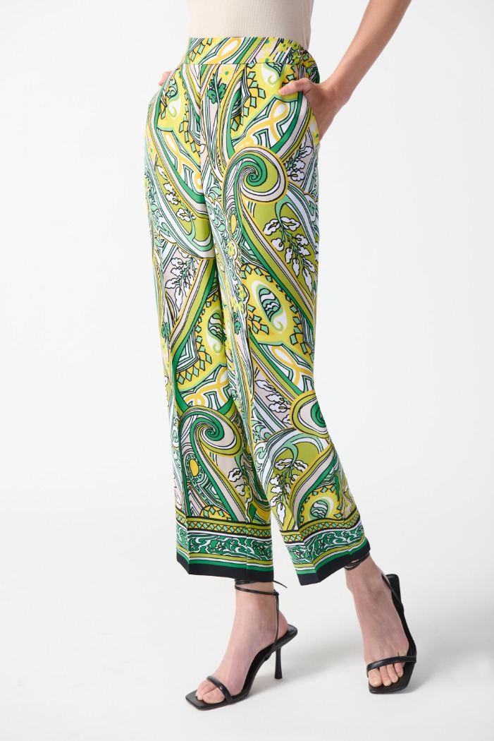 Pantalon cheville à taille élastique - JOSEPH RIBKOFF - 242013 - Joseph Ribkoff