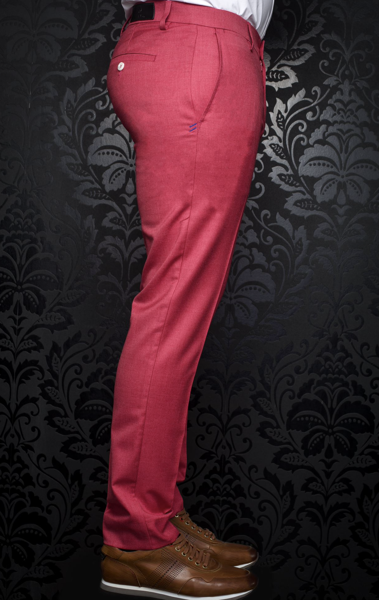 Pantalon Wesson-craig rouge - AU NOIR&nbsp; - - AU NOIR