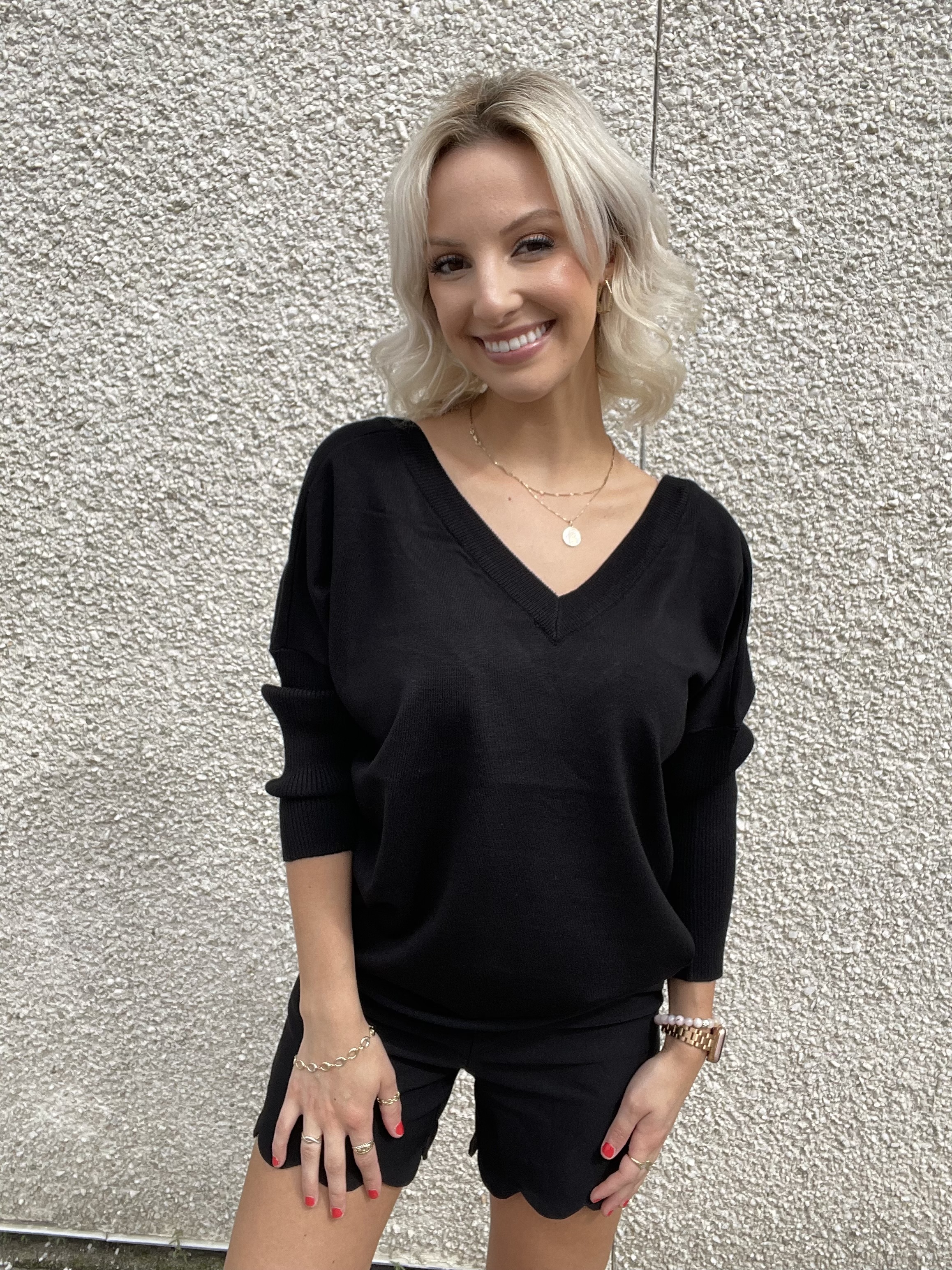 Chandail Kila noir - SAINT-TROPEZ S