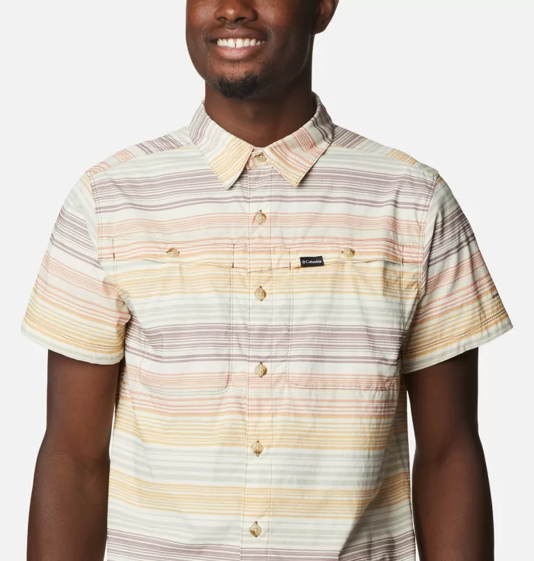 Chemise manches courtes à carreaux Newton - COLUMBIA  - - Columbia