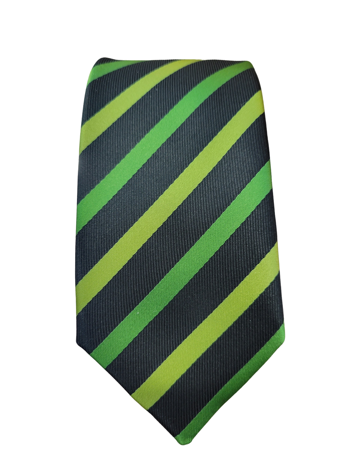 Cravate lignée verte - - 