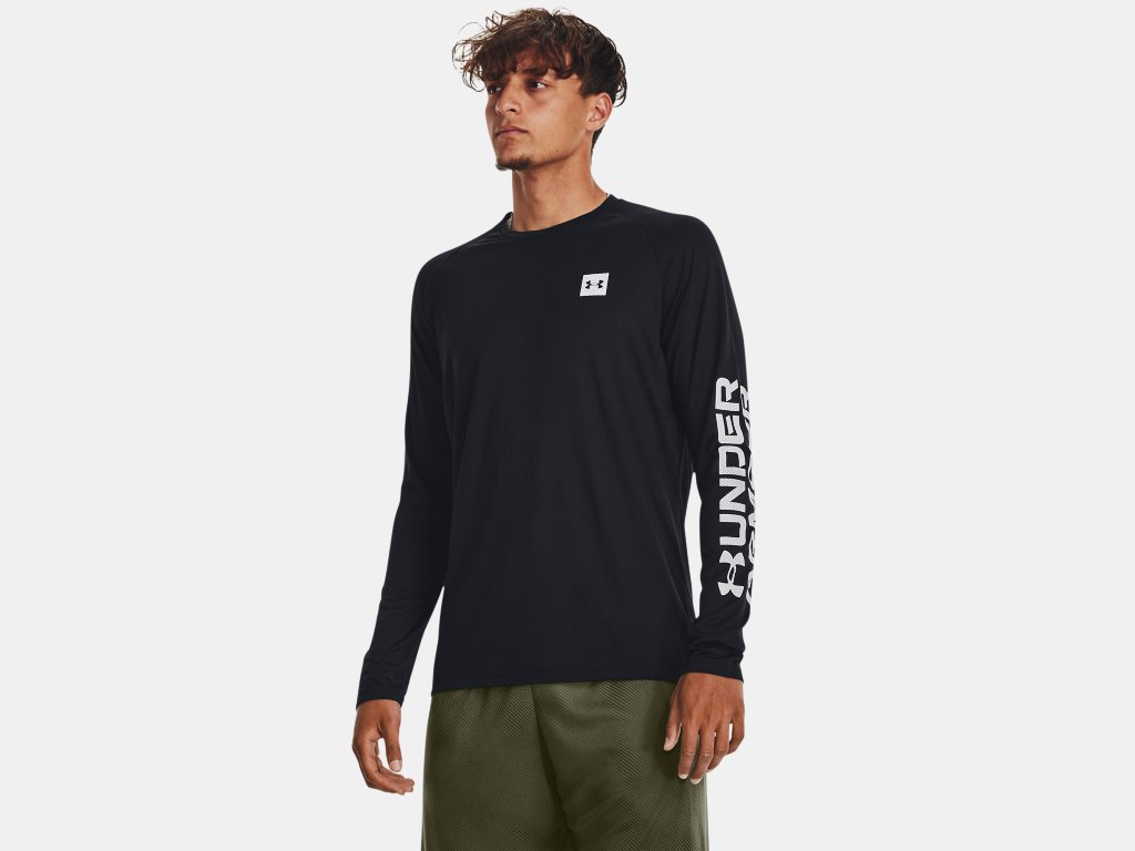 Chandail long Tech noir - UNDER ARMOUR - 1379782 - Under Armour