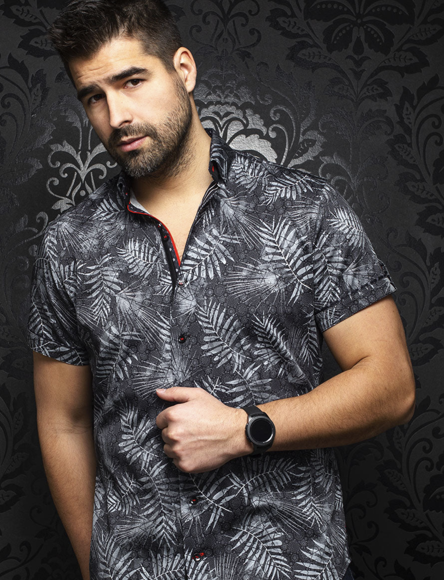 Chemise à manches courtes Eider noire - AU NOIR&nbsp; - - AU NOIR