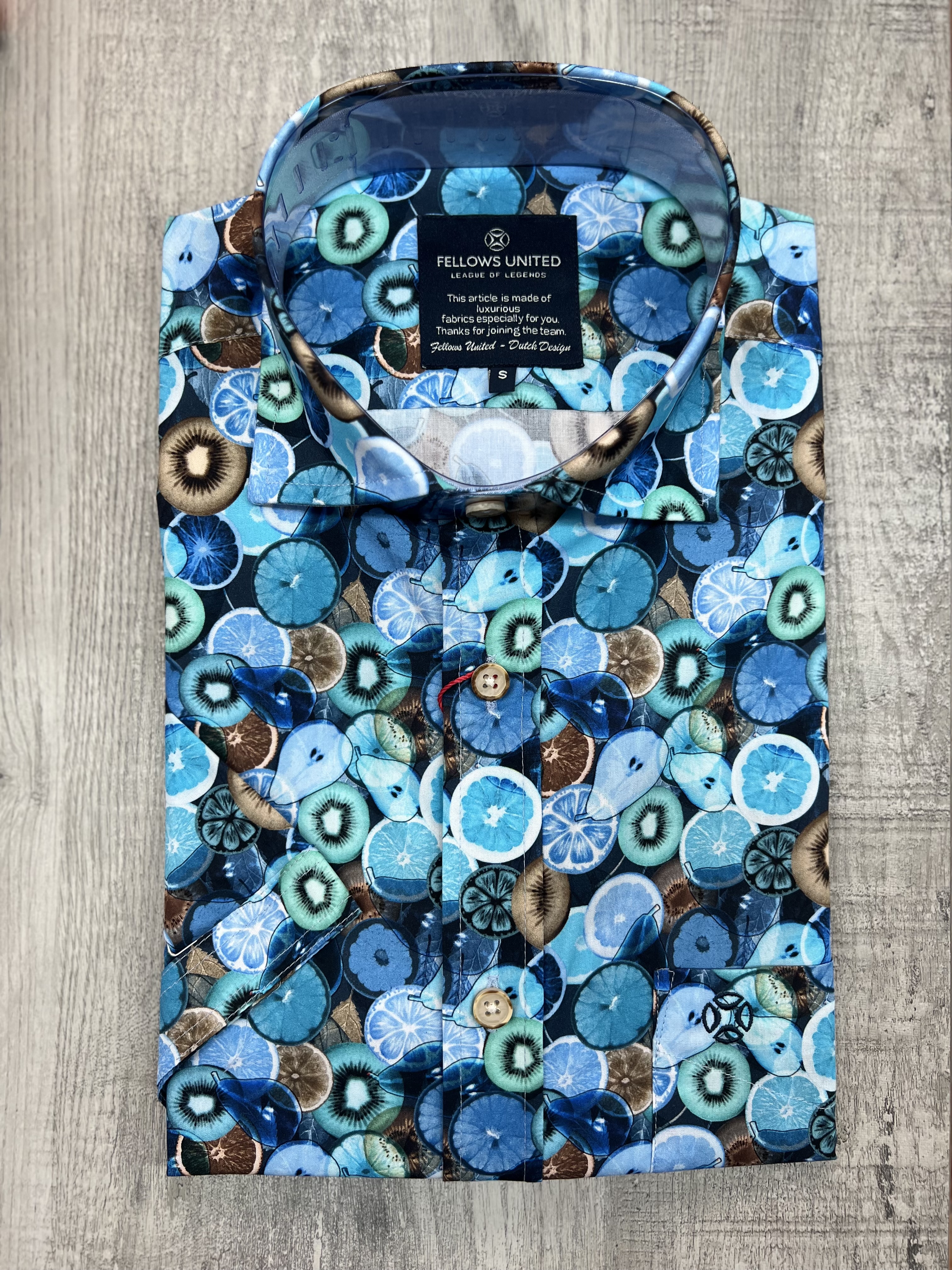 Chemise Kiwi tropiques - FELLOWS UNITED&nbsp;