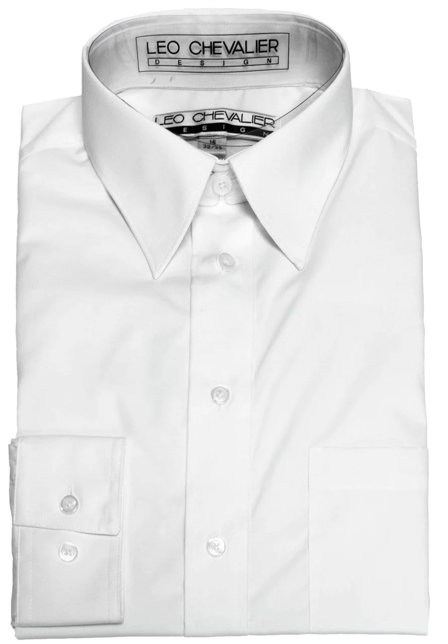 Chemise à manches longues blanche - LÉO CHEVALIER - - LEO CHEVALIER