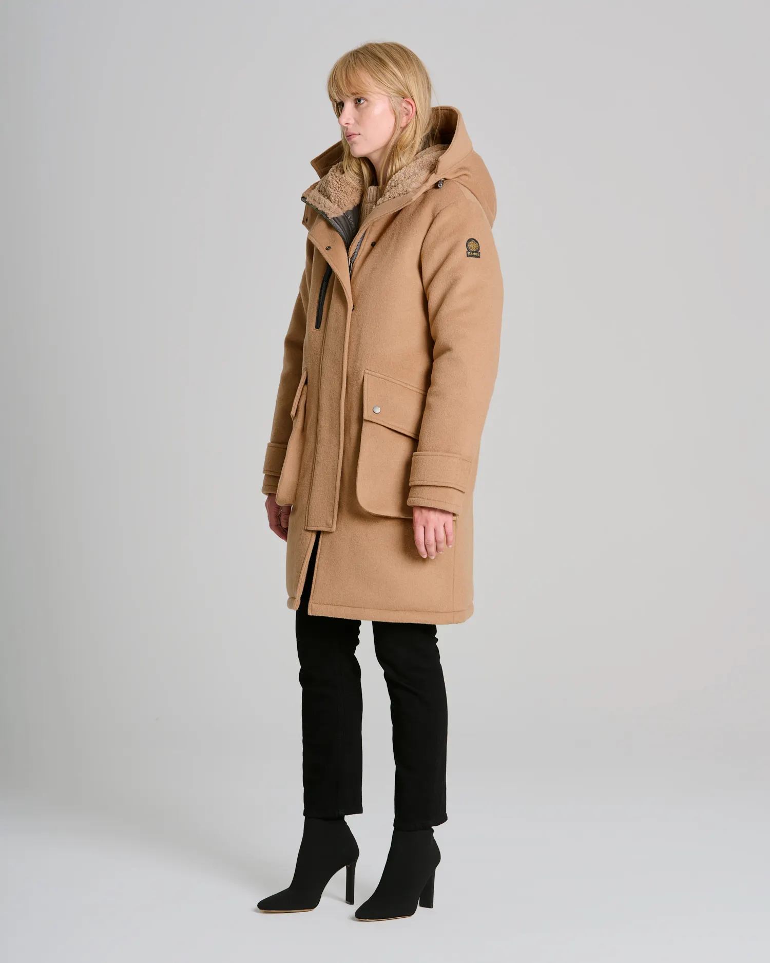 Manteau d'hiver Mahikan chameau - KANUK 