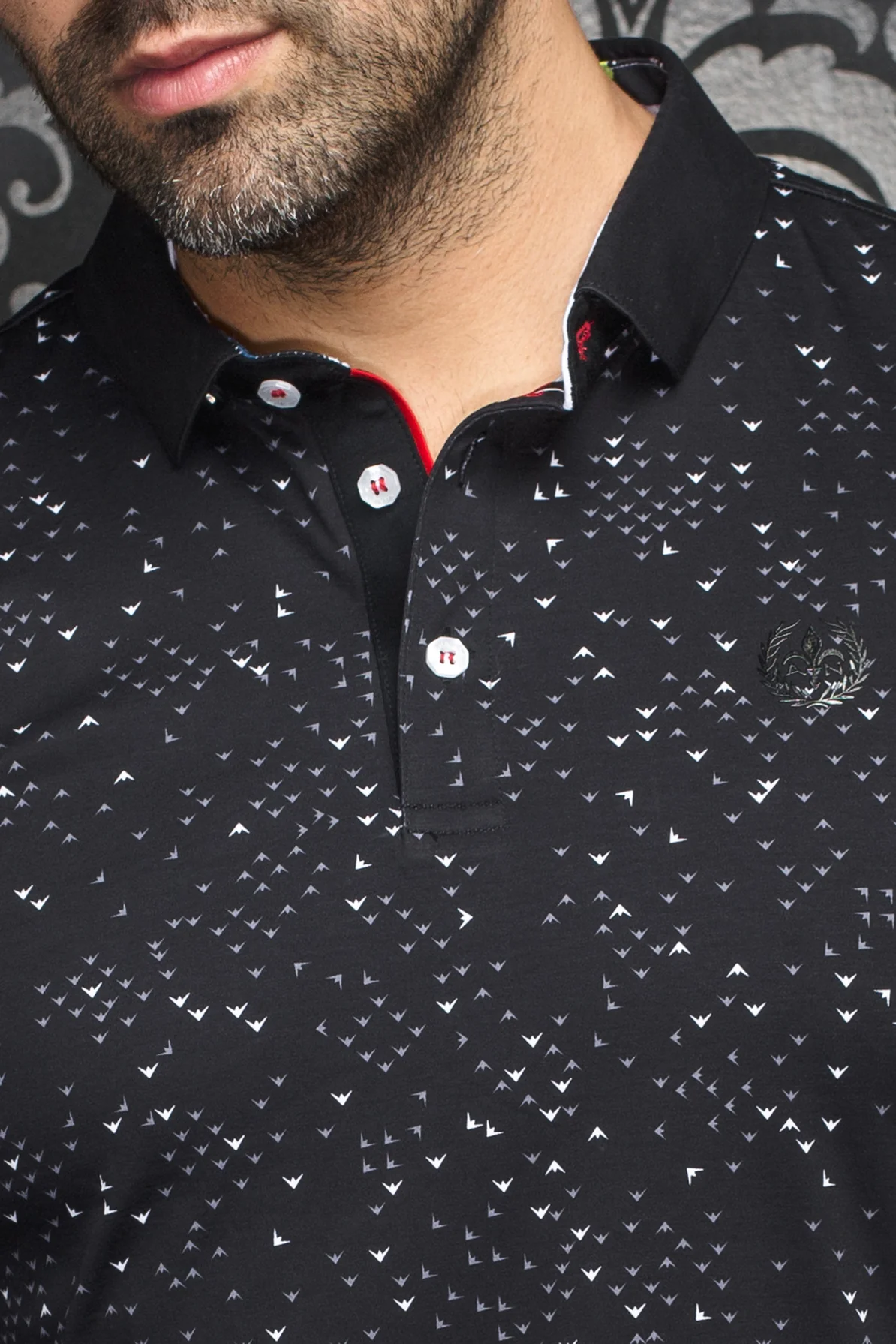 Chemise style Polo Cordia noire - AU NOIR  - CORDIA - AU NOIR