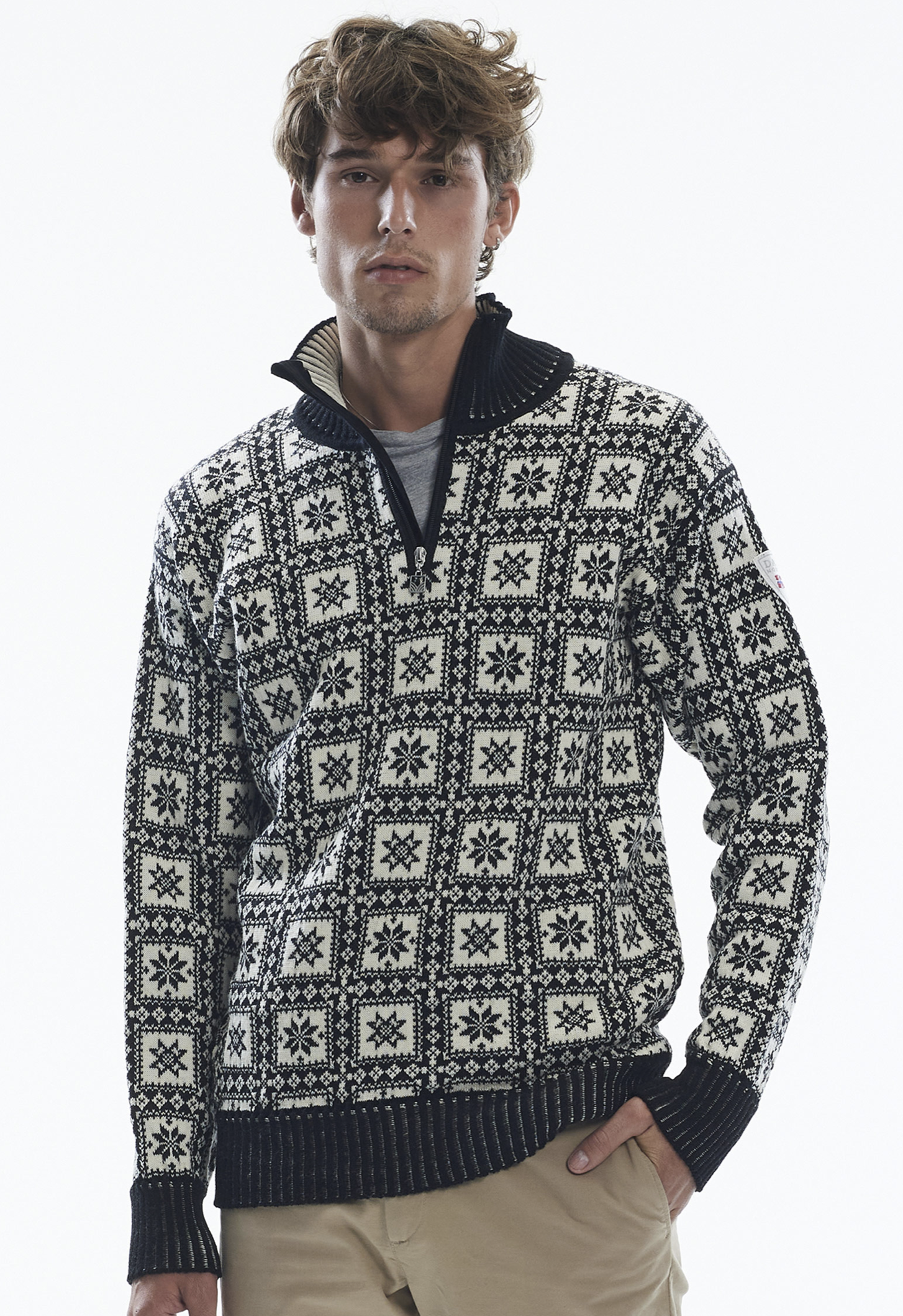 Chandail en laine de merino motif - DALE OF NORWAY&nbsp; - - Dale of Norway
