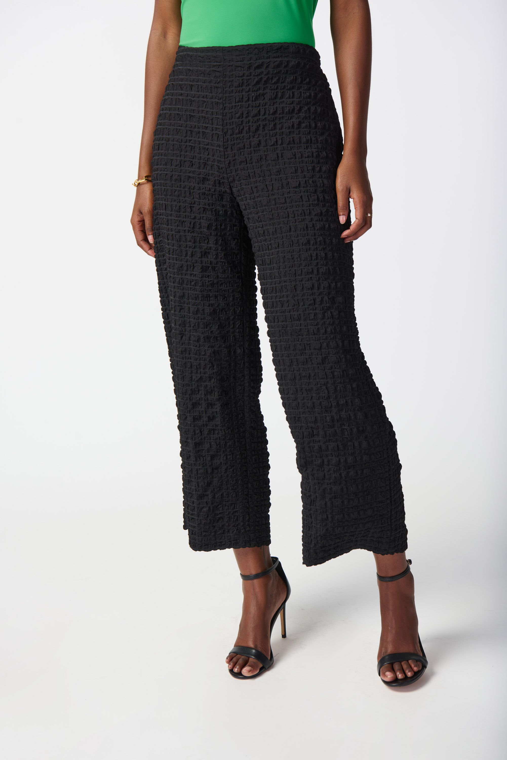Pantalon à jambe large texturé - JOSEPH RIBKOFF 8 - 241187 - Joseph Ribkoff