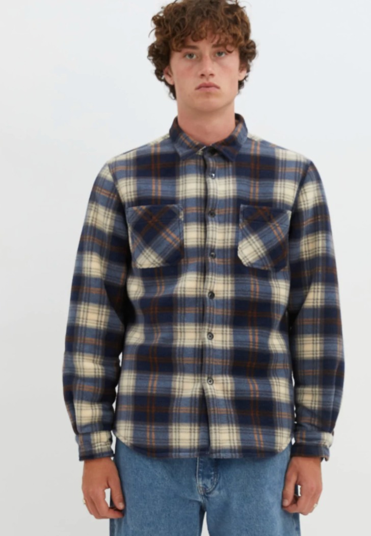 Chemise flanelle doublée pour homme - POINT ZÉRO&nbsp; - - POINT ZERO