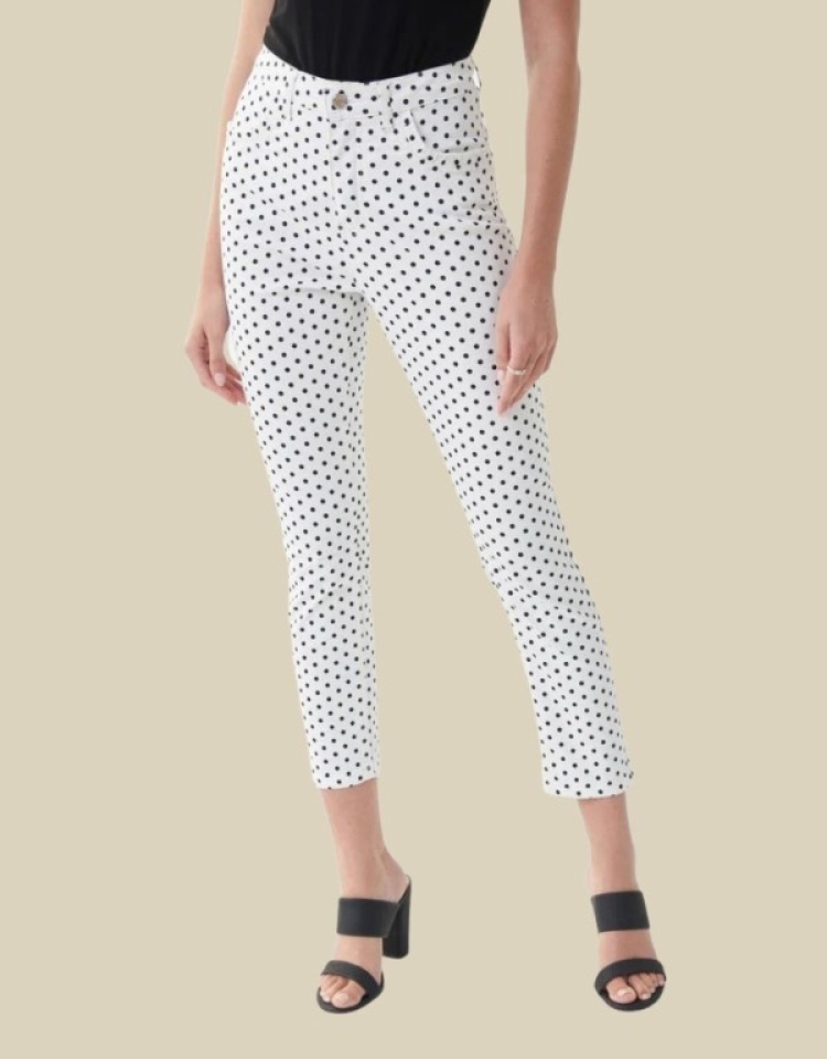 Jean extensible polka dots- JOSEPH RIBKOFF - - Joseph Ribkoff
