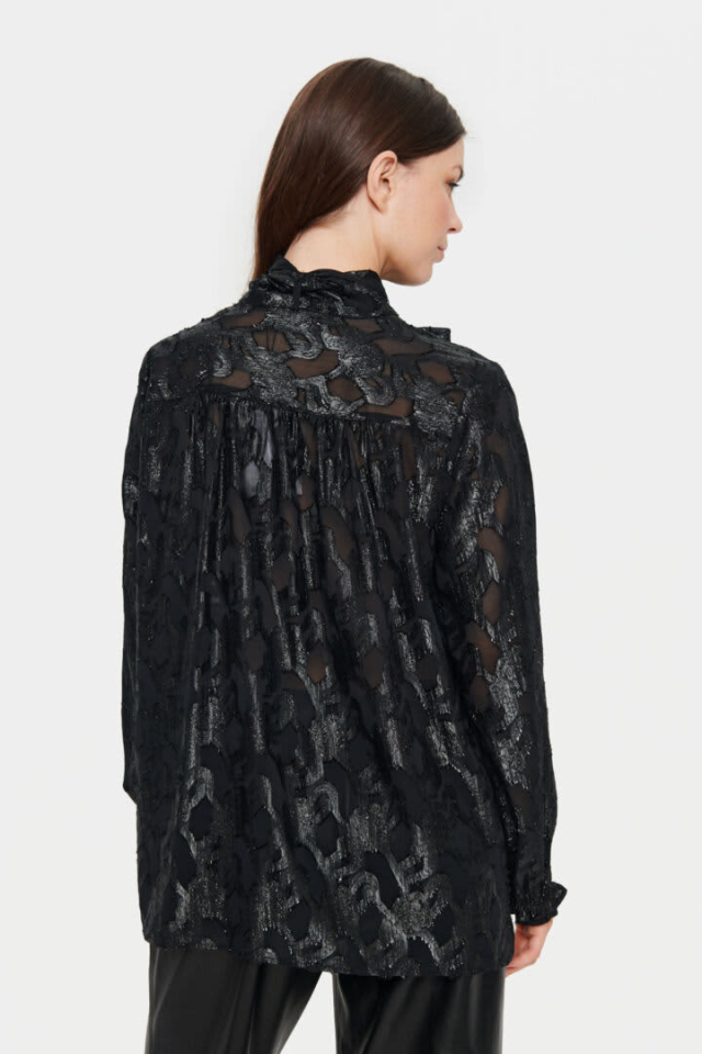 Blouse Benesia noir - SAINT-TROPEZ&nbsp;