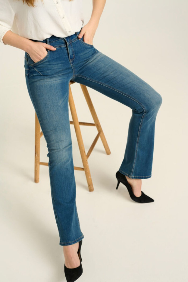 Jean bootcut Amalie - CREAM
