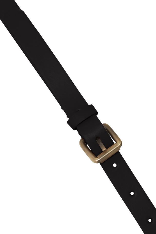 Ceinture Anessa en cuirette noir - ICHI 85 - - ICHI