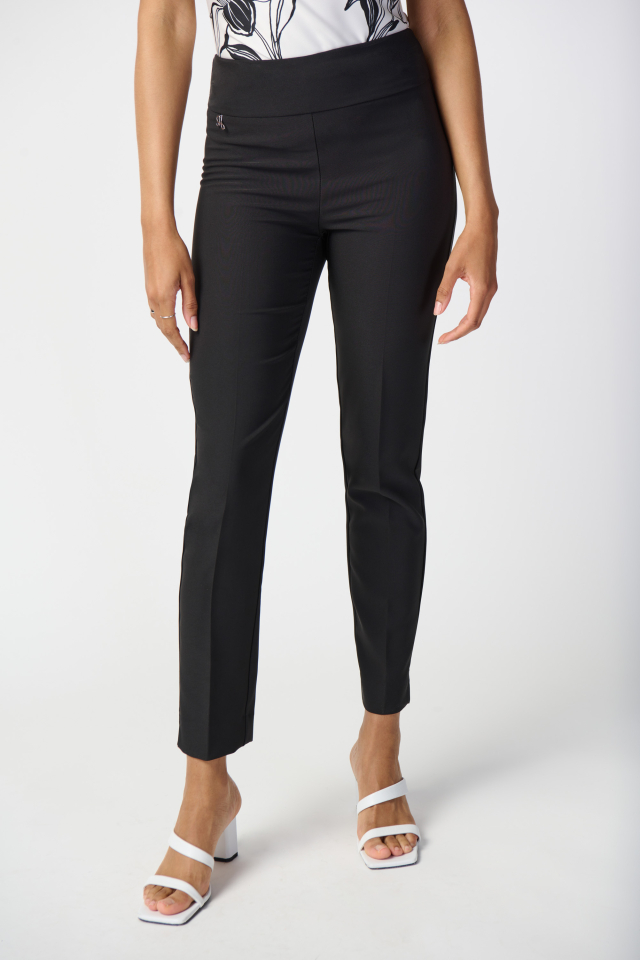 Pantalon à enfiler Lux twill noir - JOSEPH RIBKOFF 6 - 241231 - Joseph Ribkoff