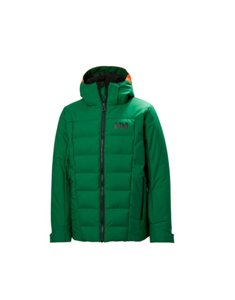 Manteau d'hiver venture vert et orange junior - HELLY HANSEN 8 ANS - - Helly Hansen