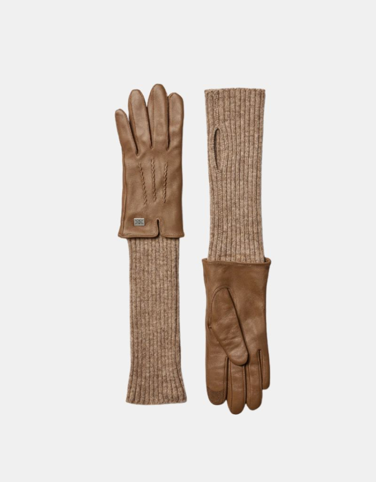 Gants Carmel convertible noisette - SOIA KYO S