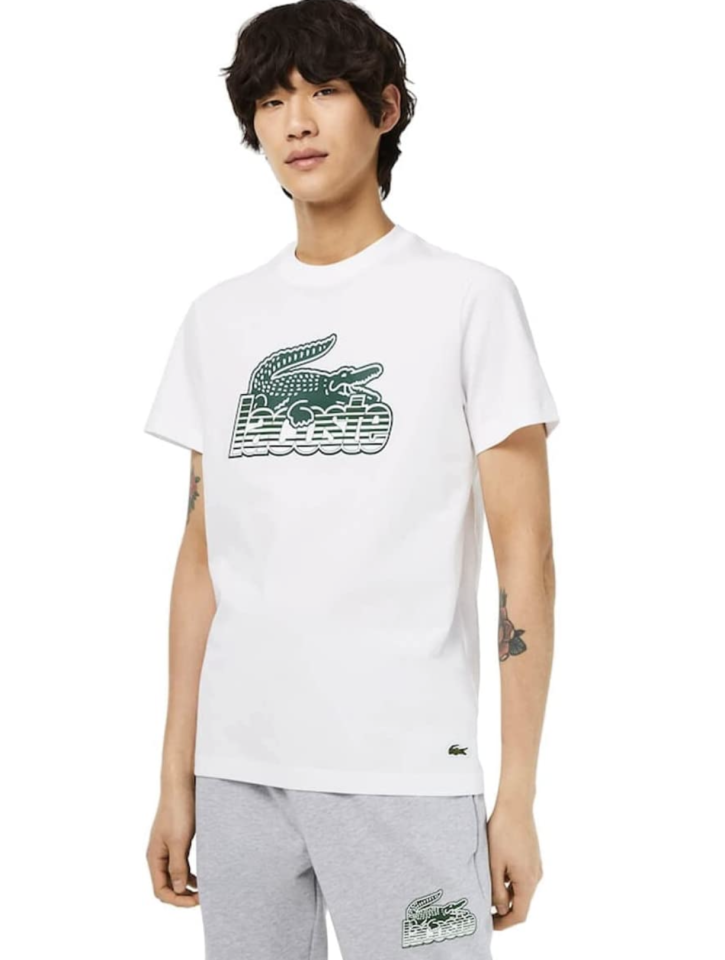 T-shirt avec logo vert - LACOSTE - - LACOSTE