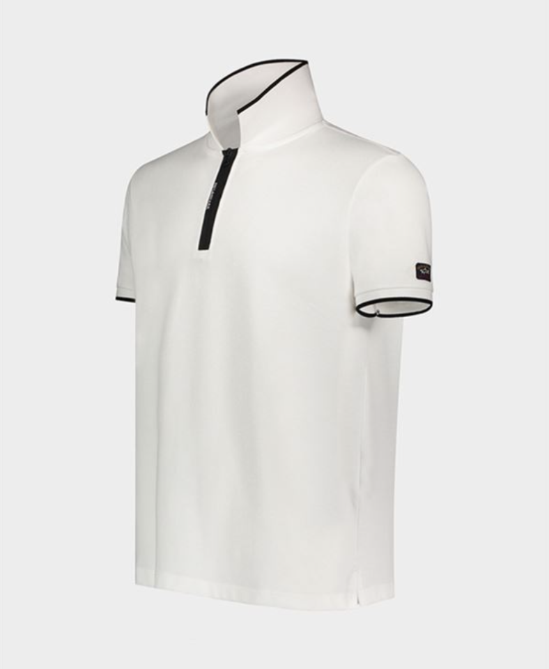 Polo avec zip noir et blanc - PAUL & SHARK - - Paul & Shark
