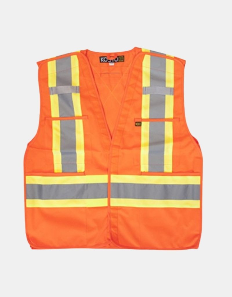Veste de circulation respirante avec bandes réfléchissante - KOSTO S/M - SVK051 - Kosto