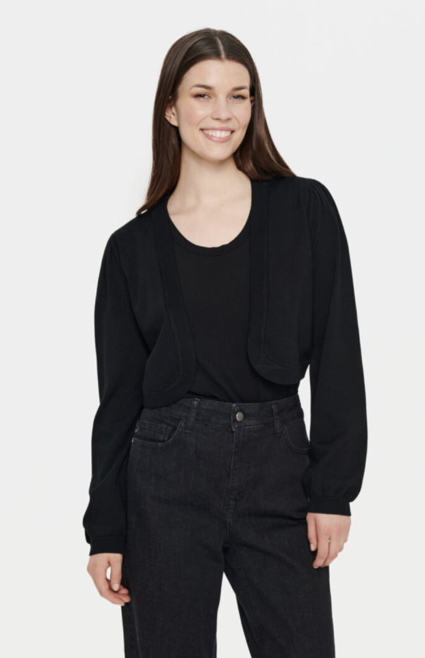 Bolero Mila noir - SAINT-TROPEZ  - 30512740 - Saint-Tropez