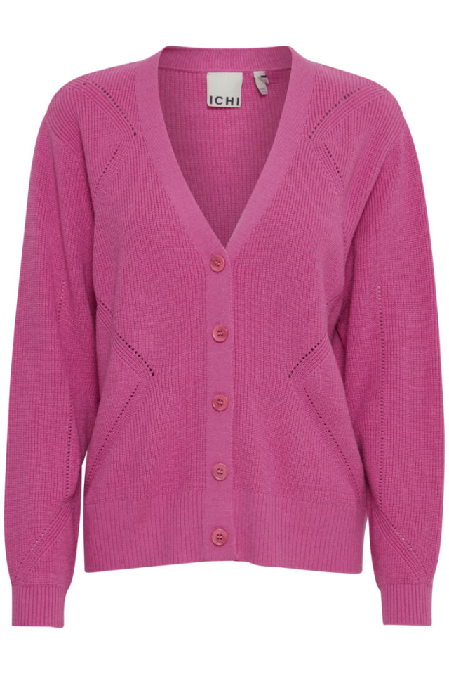 Cardigan Boston magenta - ICHI  - 20120831 - ICHI