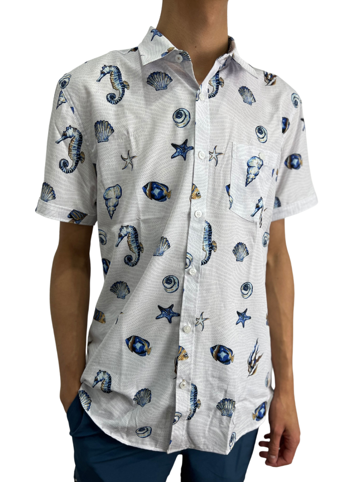 Chemise stretch en microfibre  - POINT ZERO  - - POINT ZERO