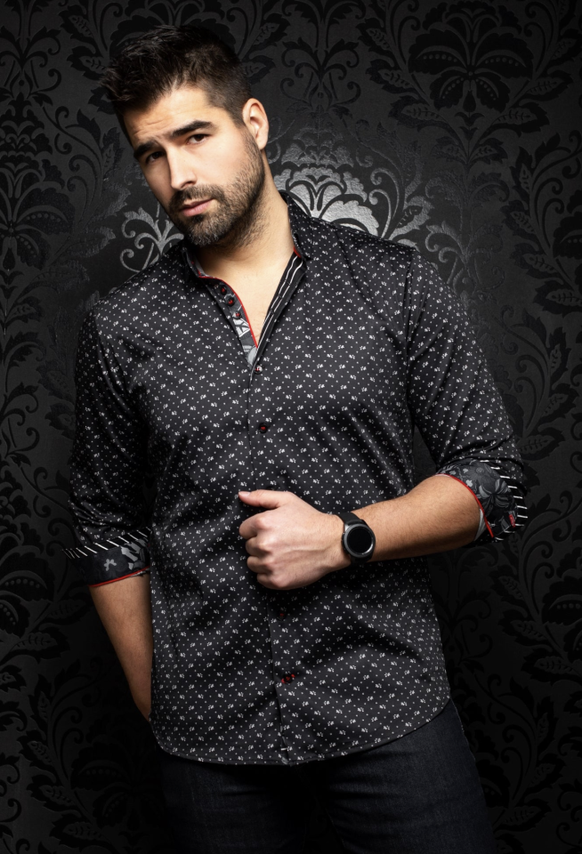 Chemise manches longues Lismore black - AU NOIR  - - AU NOIR