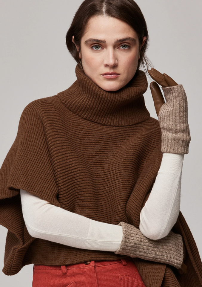 Gants Carmel convertible noisette - SOIA KYO S
