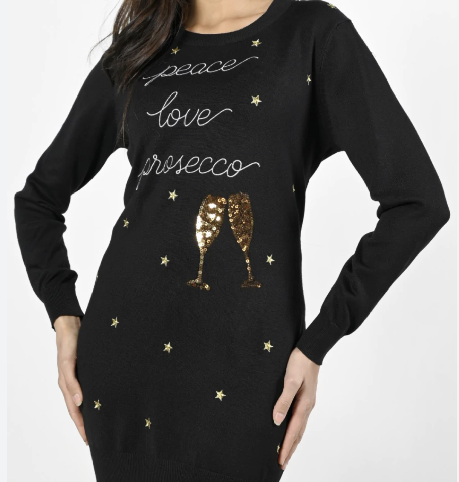 Chandail Peace Love Prosecco - FRANK LYMAN XS - - Frank Lyman