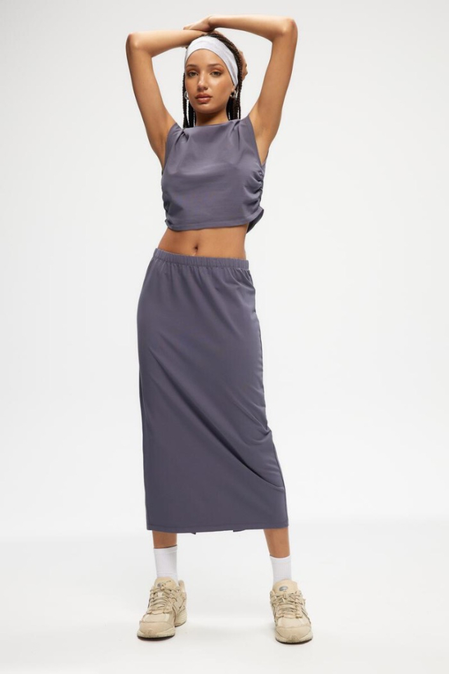 Jupe crayon en jersey - KUWALLA - JPS202 - Kuwalla-Tee