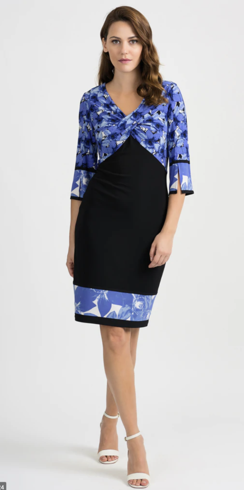 Robe à fleur - JOSEPH RIBKOFF - - Joseph Ribkoff