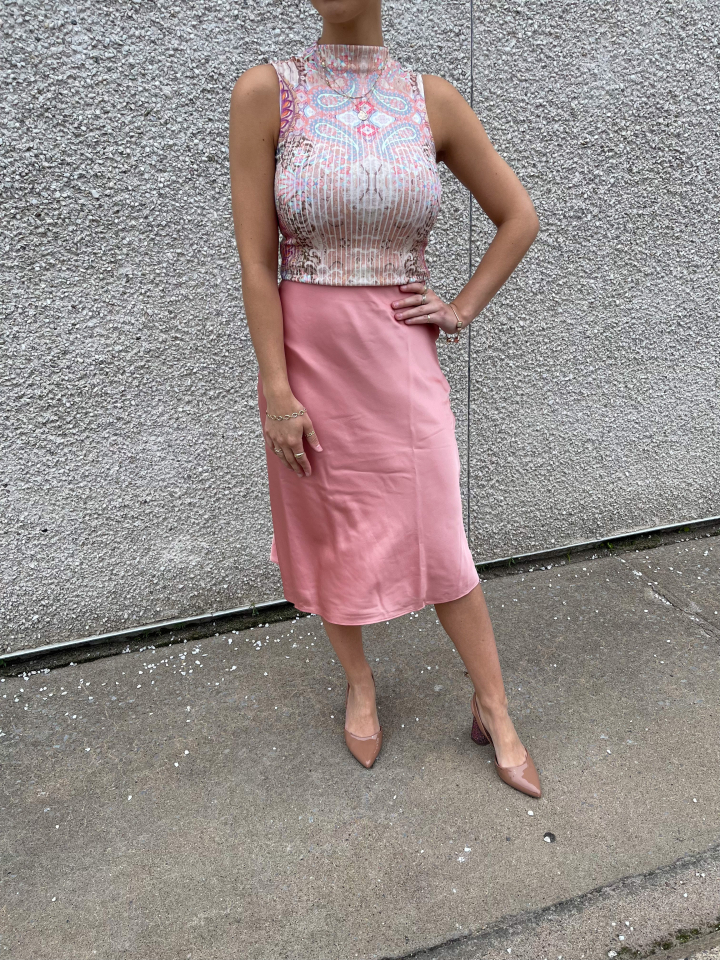 Jupe clair mi-longue blush - GUESS  - - Guess