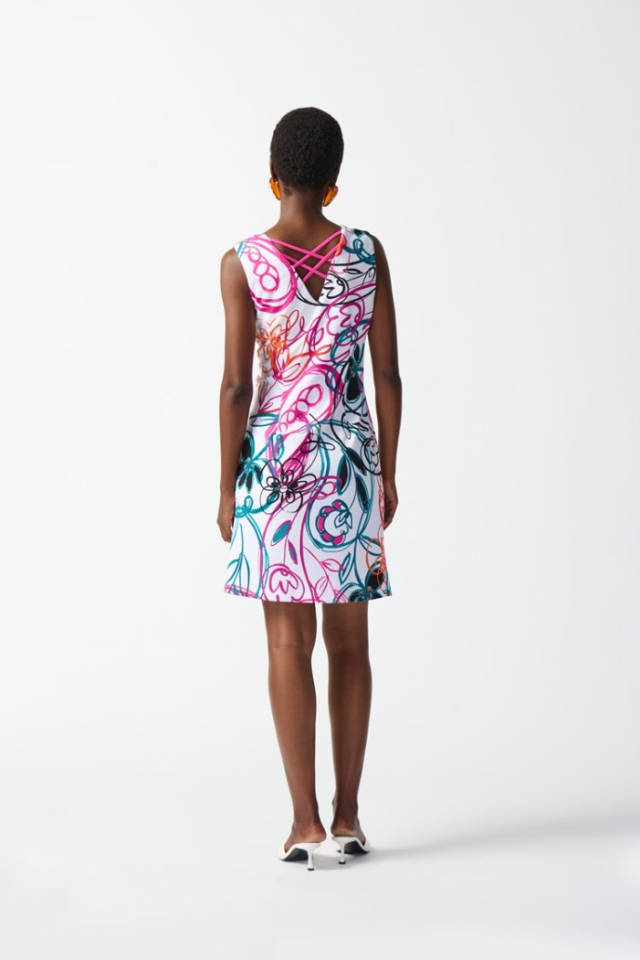Robe Trapèze à imprimé - JOSEPH RIBKOFF
